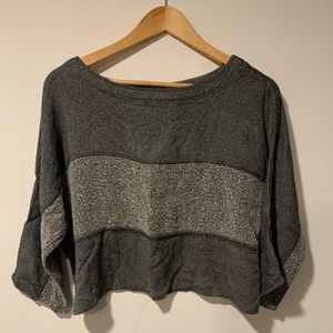 No.6 Store grey heathered top